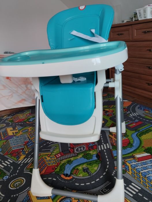 Krzesełko do karmienia LIONELO Linn Plus Turkusowy