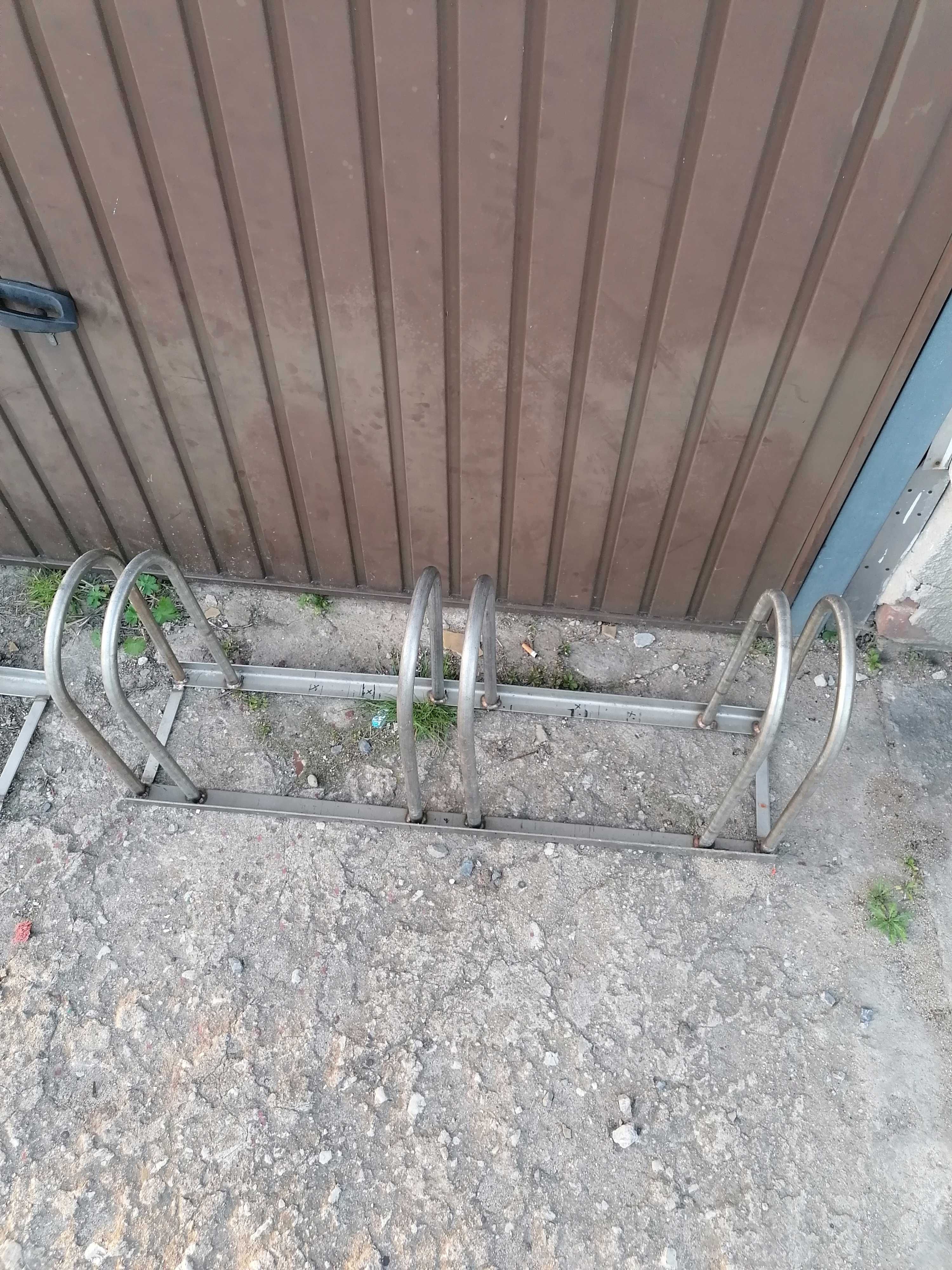 Stojaki stojak na rowery kwasówka stal nierdzewna dwie sztuki 1 metr