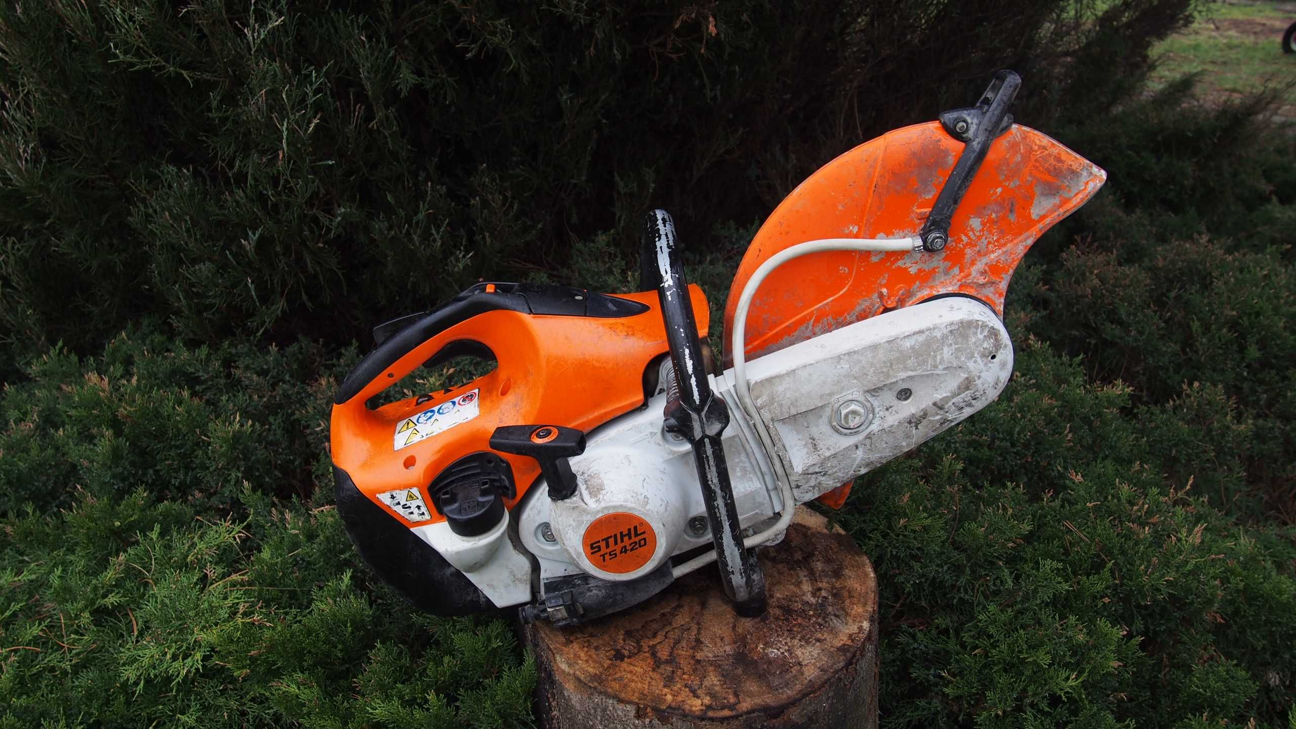 Stihl ts 420 TS420 PILA do Betonu Asfaltu metalu spalinowa 350mm