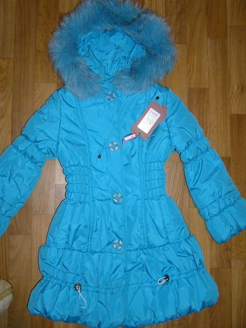 Пальто зимнее, куртка на девочку р.122-134