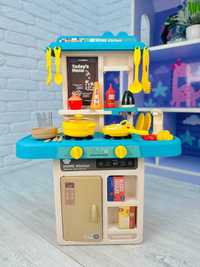 Кухня детская игрушечная современная с посудой