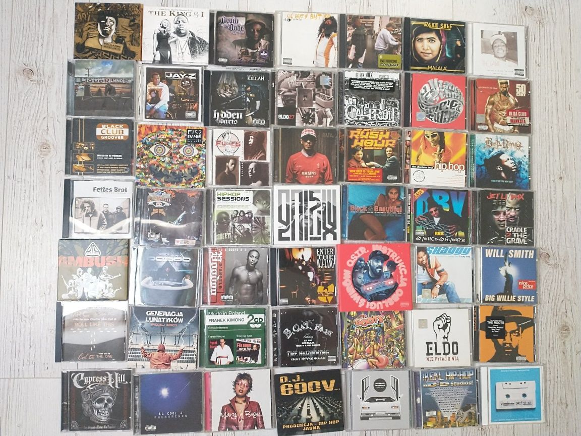 Kolekcja CD rap hip hop 255 płyt