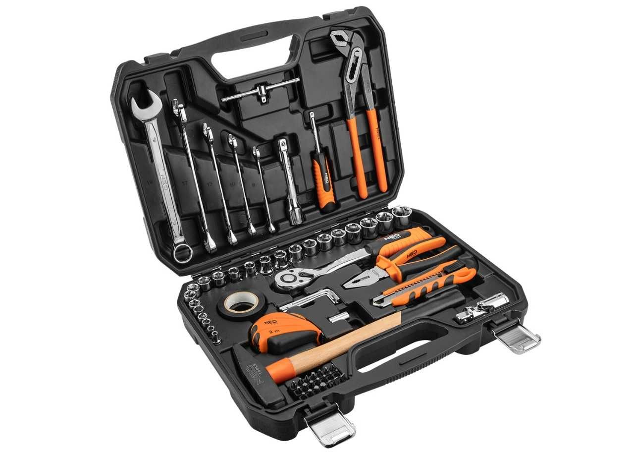 Zestaw narzędzi Neo Tools 65 elementów nowy komplet gwarancja