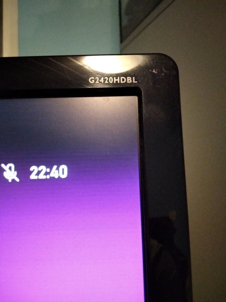 Monitor komputer Benq senseye 3 G2420HDBL komputer gra