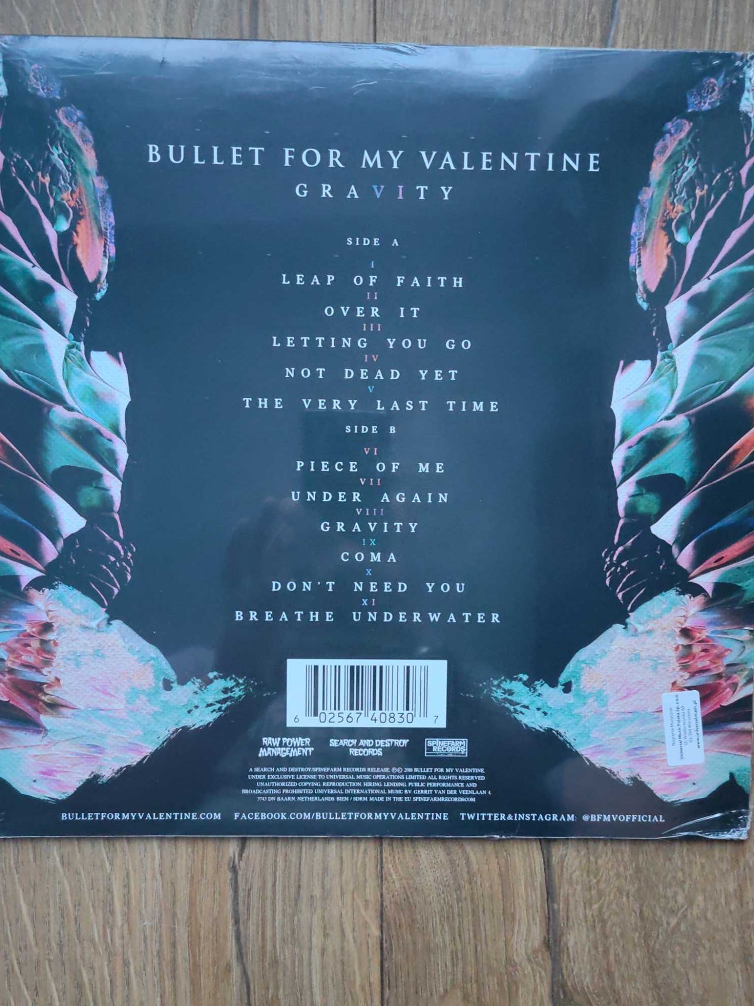 Bullet for my valentine płyta winylowa nowa