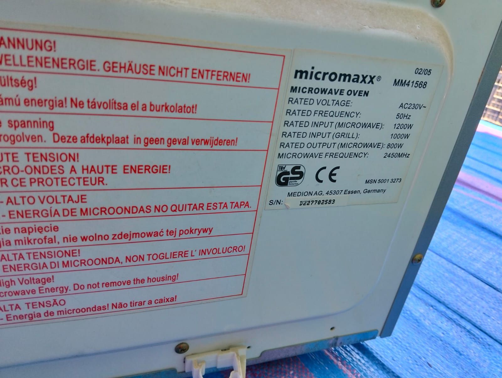 Kuchenka mikrofalowa Micromaxx