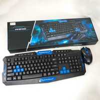 Клавиатура с мышкой HK-8100, игровая клавиатура и мышь для пк
