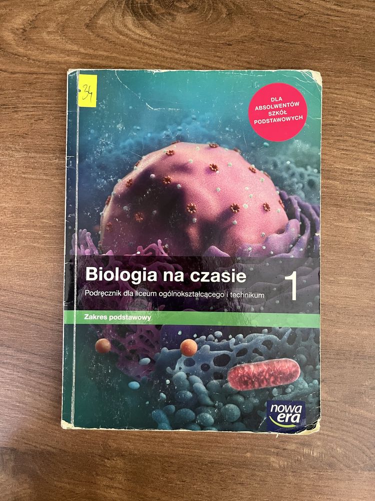 Biologia klasa 1 dla liceum ogólnokształcące i technikum