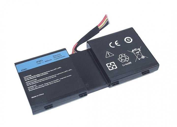 Акумулятор для ноутбука Dell Alienware 17 R1 2F8K3 14.8V Black 4400mAh