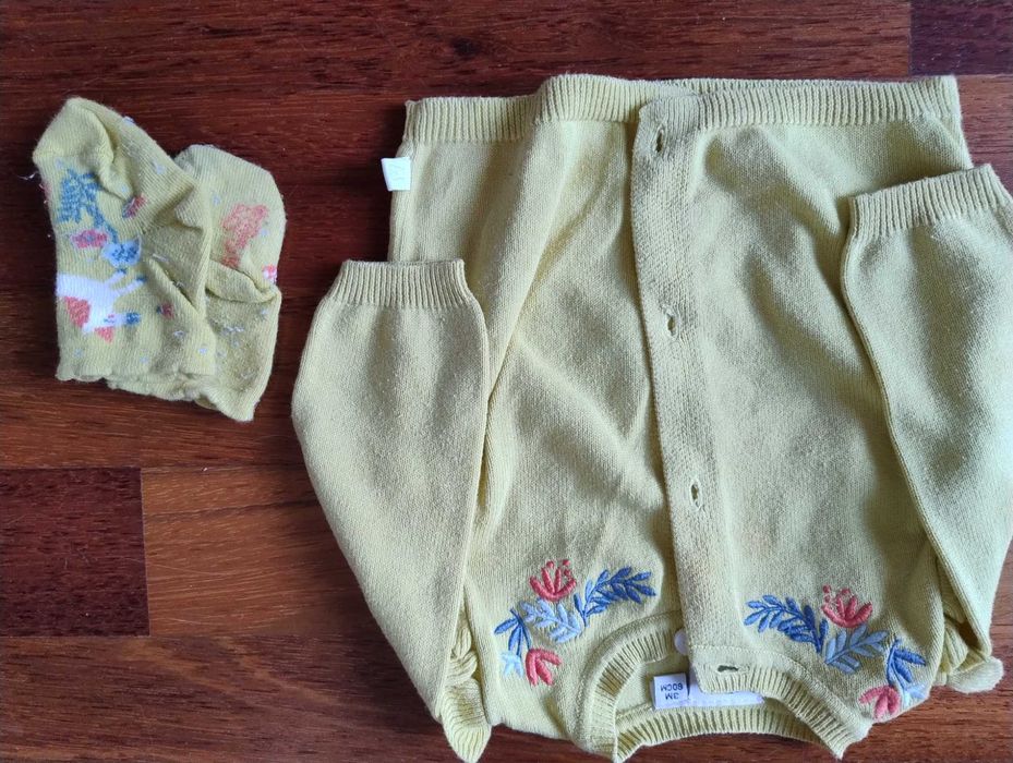 Zestaw 56-62 68 cm 0-3 cm dziewczynka jesień zima