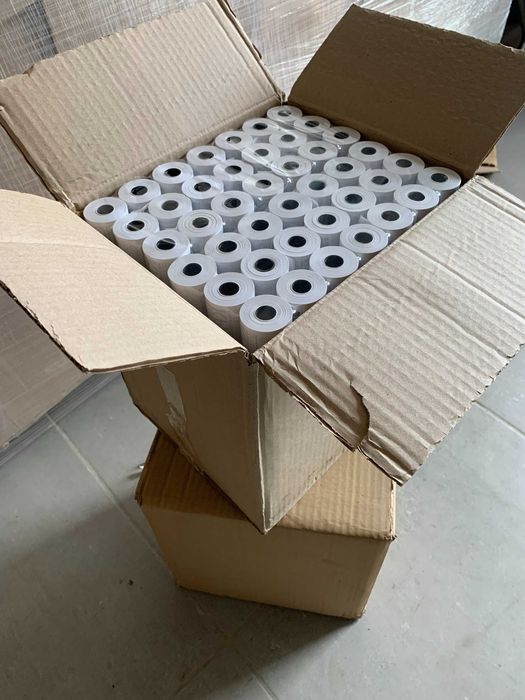 Кассовая термо лента 57х19м чековая лента касова стрічка, цена за ящик