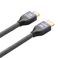 Kabel HDMI 2.1 8K Wozinsky 2m Srebrny - Doskonała Jakość Obrazu