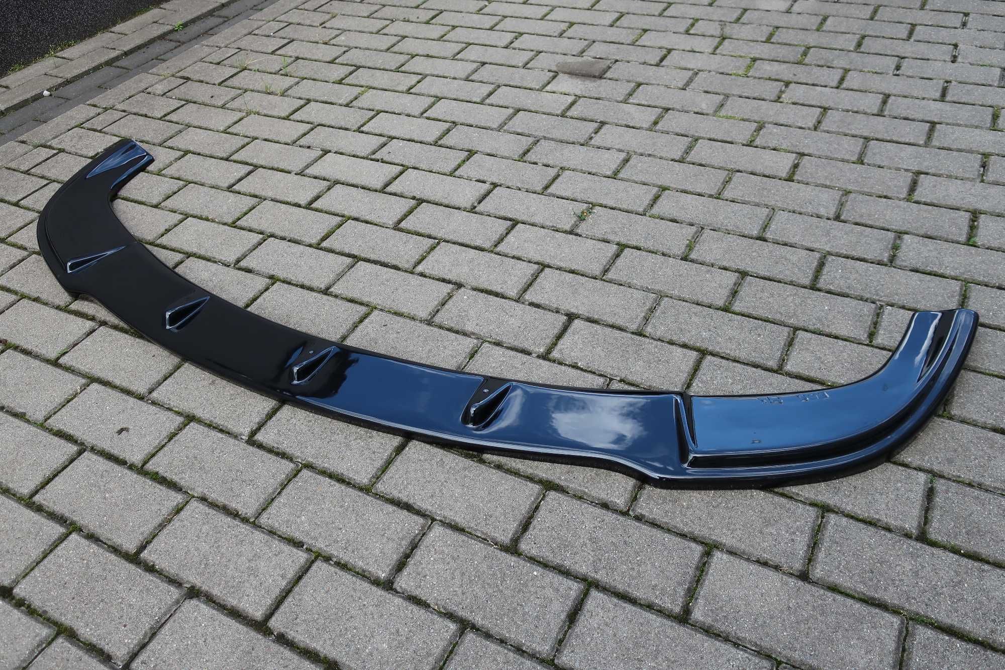 BMW E60 E61 M-PAKIET splitter spoiler przód PIANO BLACK