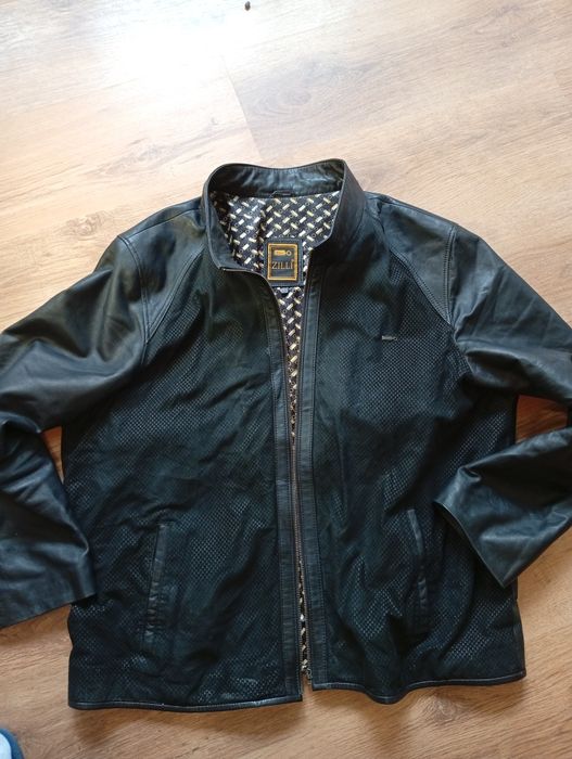 Zilli top luxury skórzane oryginalne kurtki męskie