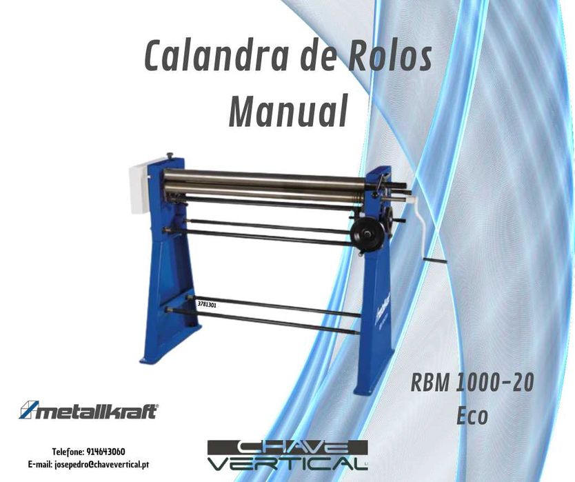 Calandra Manual RBM 1000-20 Eco METALLKRAFT   JR19