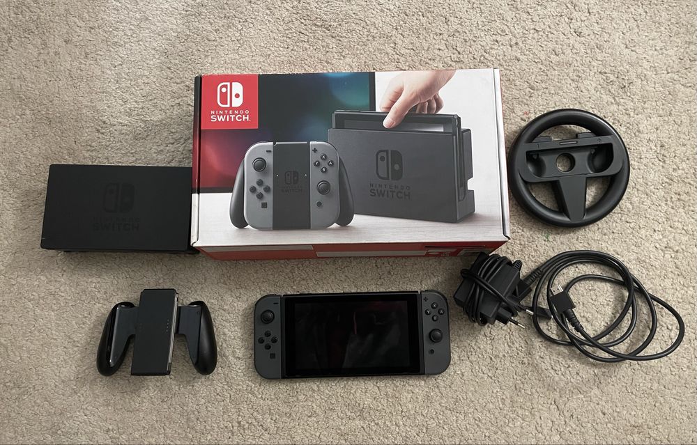 Consola Nintendo Switch Black Desbloqueada Homebrew Completa Nova