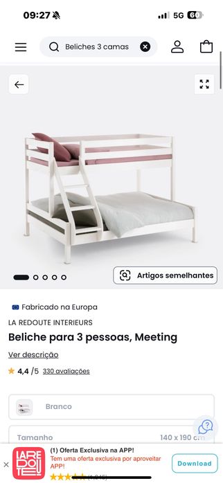 Cama dupla e de casal