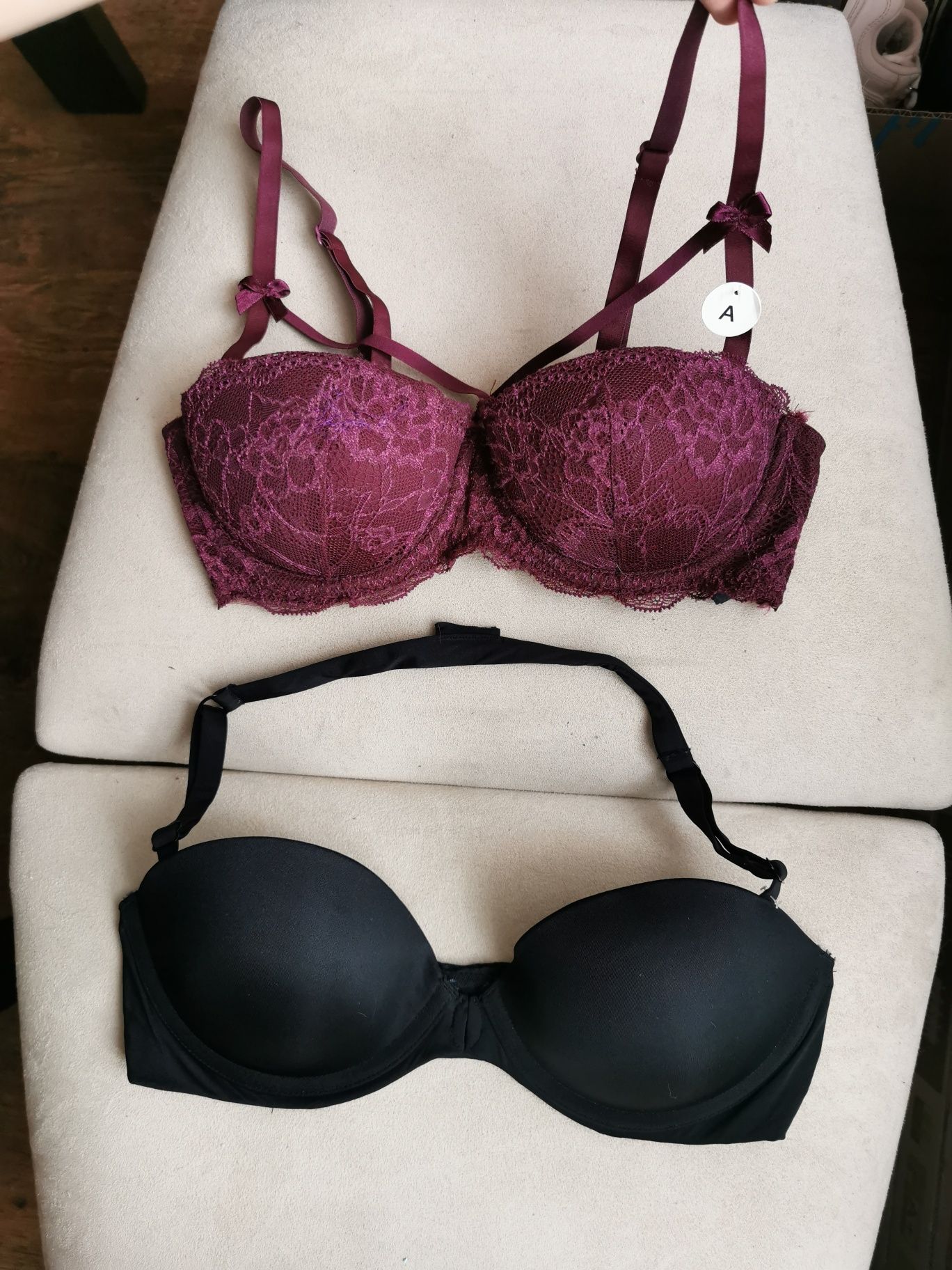 Biustonosz stanik h&m 75 A push up +Gratis