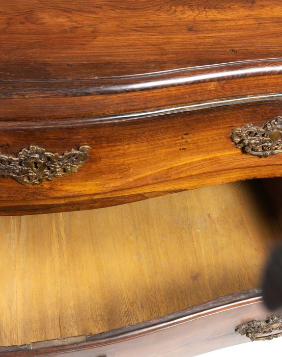 Cómoda Gavetas Rara Pau Santo D . José, Século XVIII