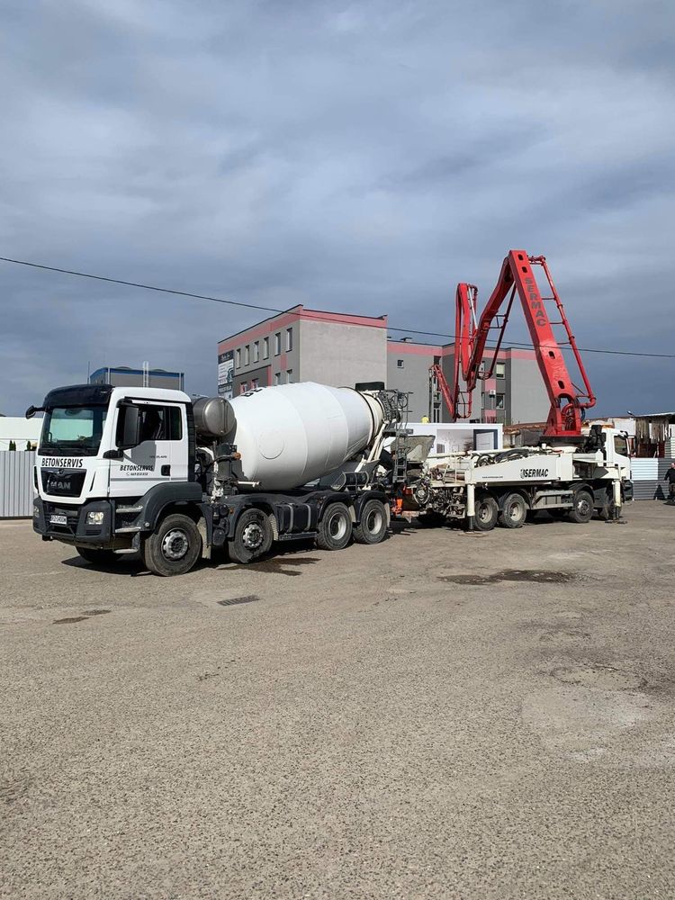 Beton na dom, Betonservis