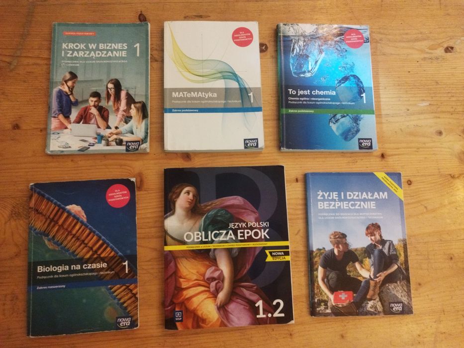 Książki 1/2 liceum