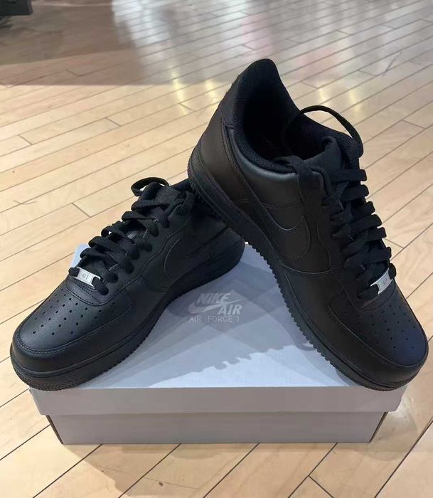 Buty Trampki NikeAir_Force_1_Low _07_Black_R.37.5