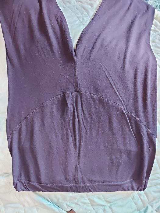 Legginsy ciążowe 3/4 granatowe rozmiar M