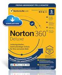 Norton 360 Deluxe - 5 urządzeń na 15 miesięcy