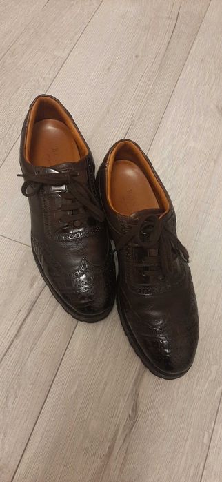 Стильне шкіряне чоловіче взуття BONTONI, 40 р. Майже нове