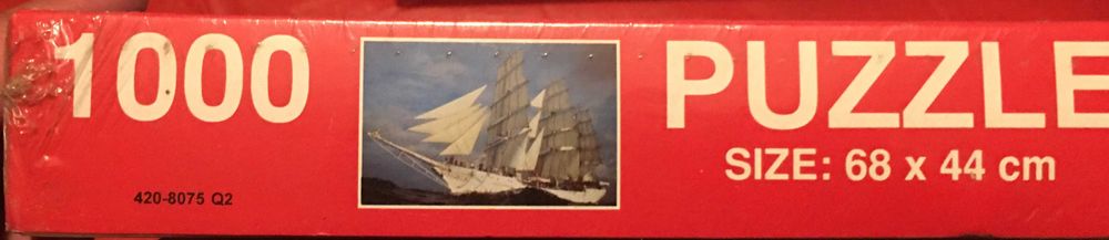 Puzzle 1000 peças - como NOVO Caravela