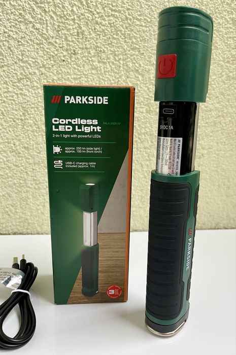 Parside aкумуляторна лампа,  ліхтарик PALA 2000 A2