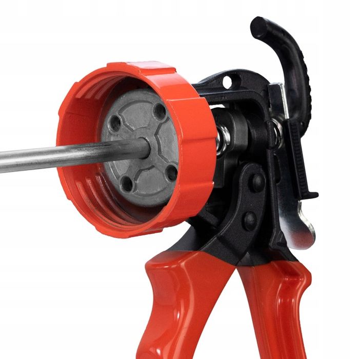 Pistolet Do Silikonu Wyciskacz Mas Uszczelniaczy 600ml + Końcówki Bauh