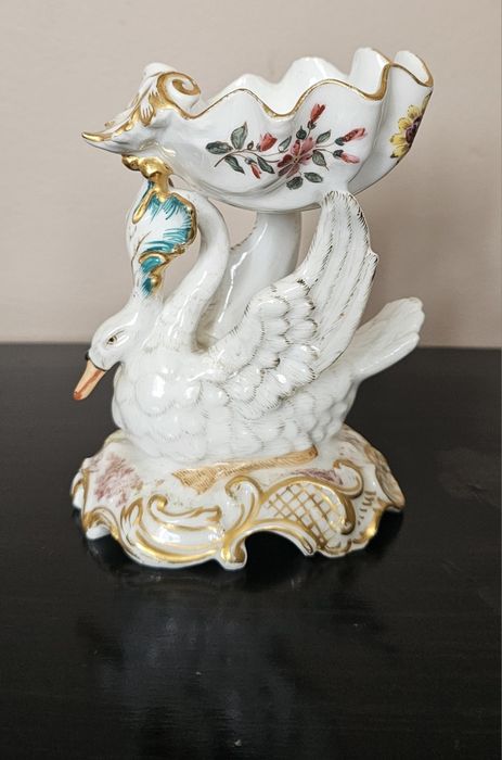 Meissen, absolutny unikat. Stara porcelanowa figurka "Master Salt"
