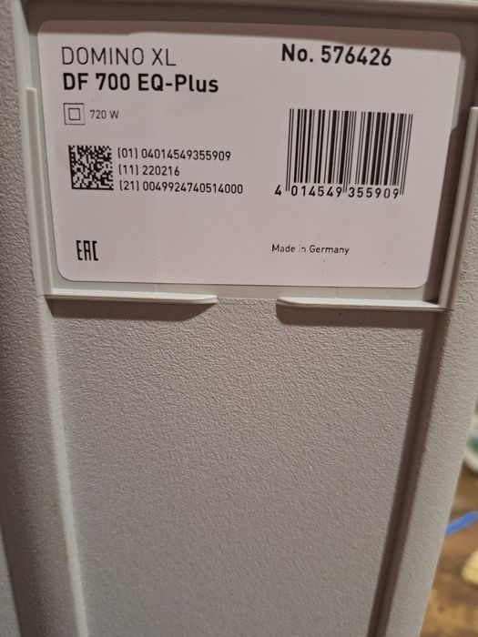 Frezarka Festool Domino XL DF 700 EQ Plus**NOWA**