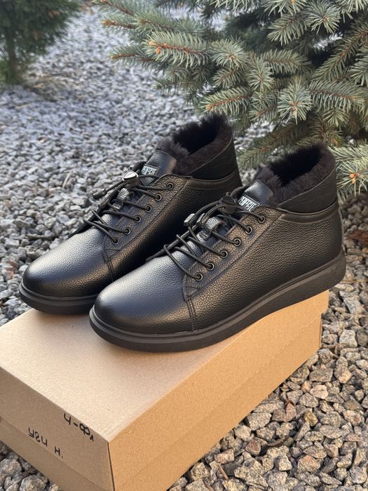 Чоловічі черевики на хутрі 40,41,42,43,44,45