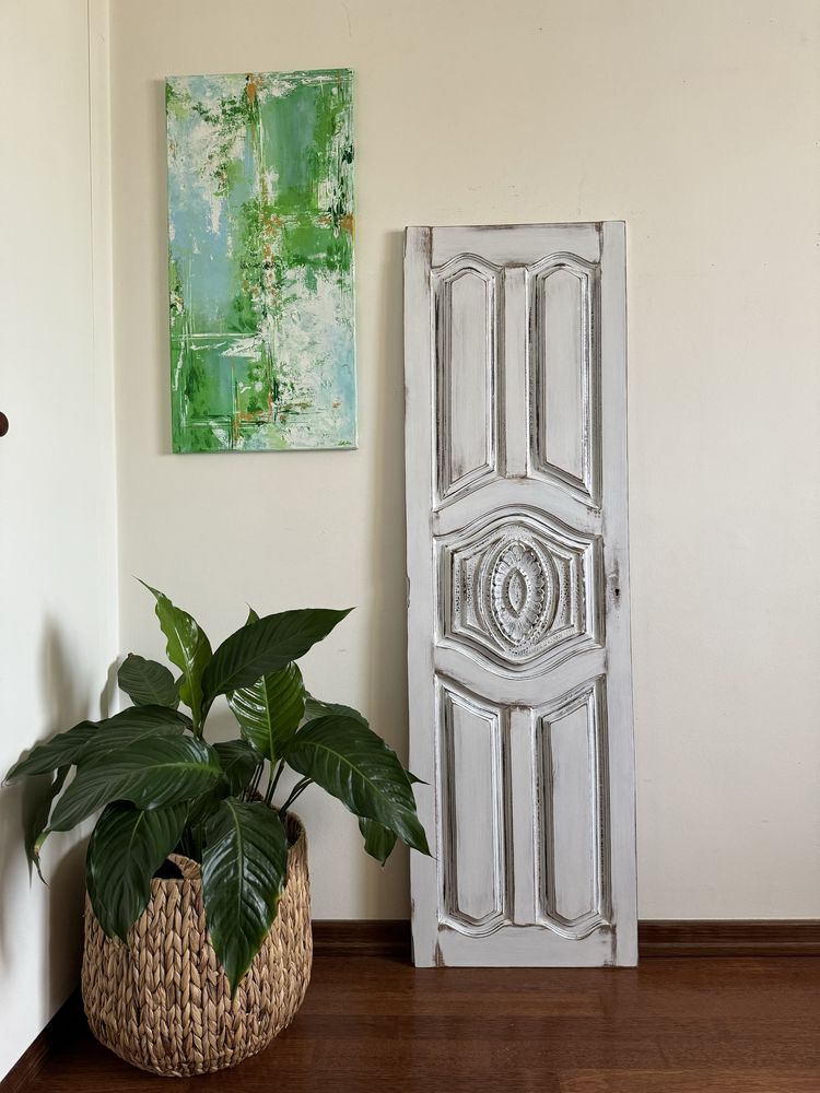 Porta de madeira para decoracção 154x46cm