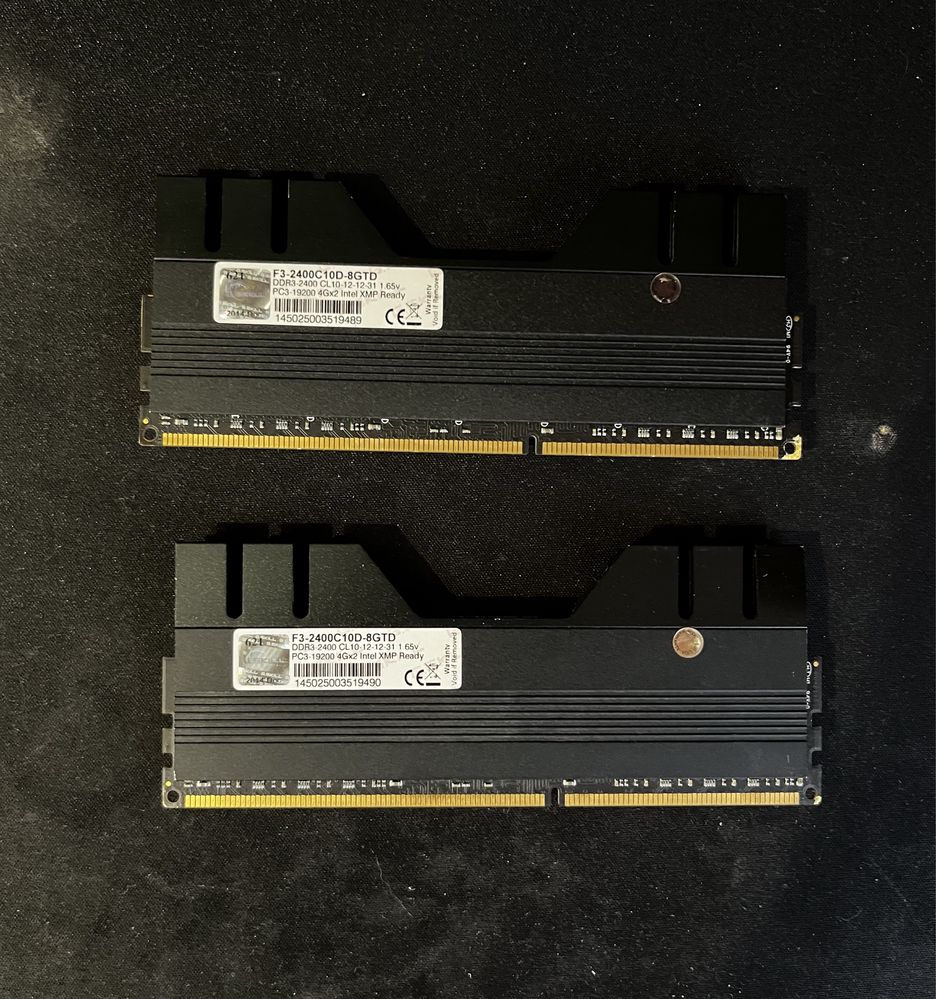 Оперативна памʼять G.Skill TridentX DDR3 8GB (2X4GB) 2400 MHZ