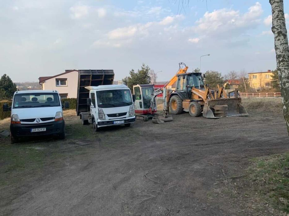 Transport Usługi wywrotka DMC 3.5t Minikoparka