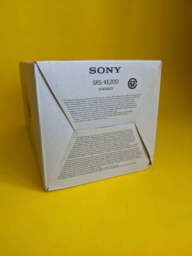 Портативна колонка Sony SRS-XE200 Захист ip67