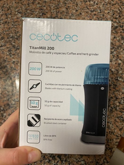 Moedor de café e especiarias