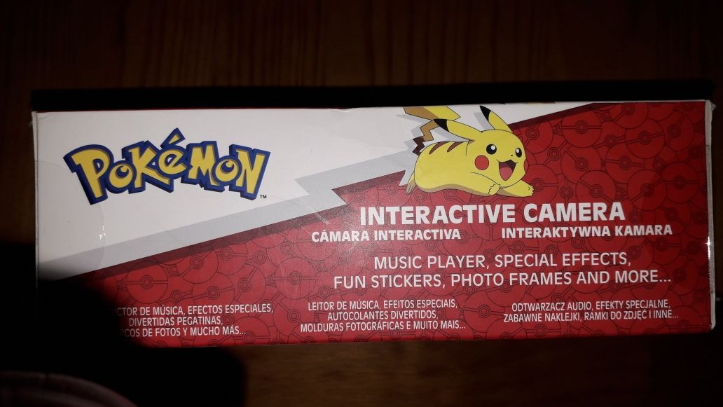 Camara pokemon interativa com cartão de memoria selada nova