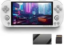 игровая приставка с ретро играми Trimui smart pro White + карта  64GB