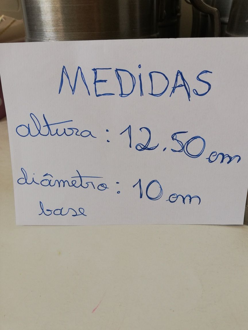 6 Canecas de Cerveja em alumínio escovado