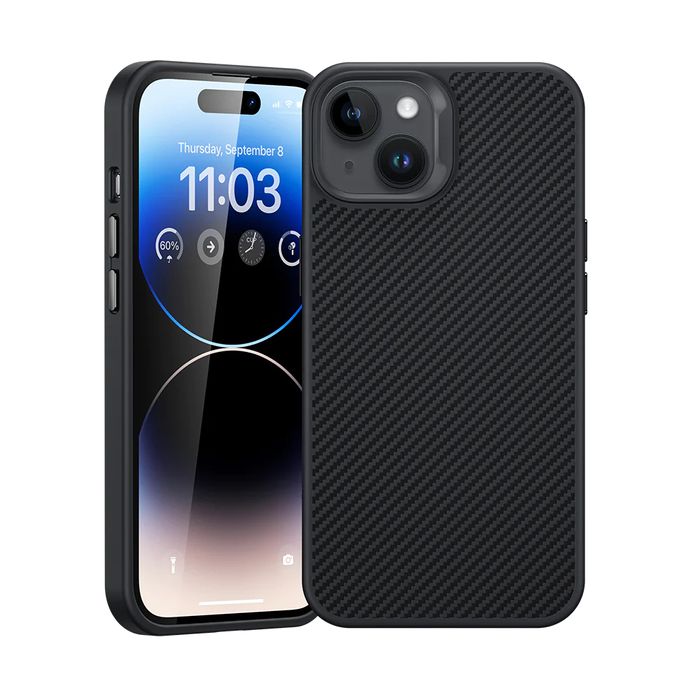 Etui Magnetic Hybrid Armor Pro Kevlar Frame 600D do Iphone 15 Plus