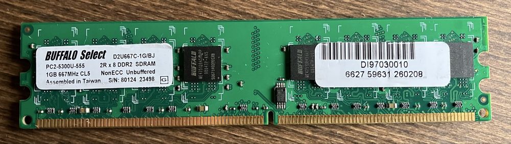 Módulo 1GB DDR2 667mhz
