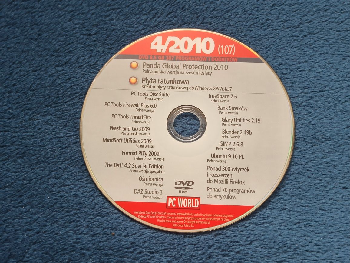 Płyta DVD PC WORLD 387 programów i dodatków