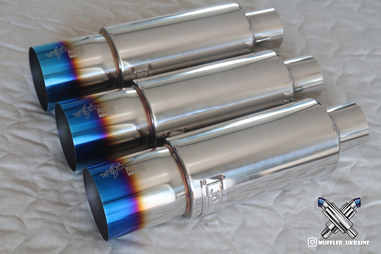 Глушитель прямоток HKS HI Power Muffler банка(Kakimoto прямоток racing