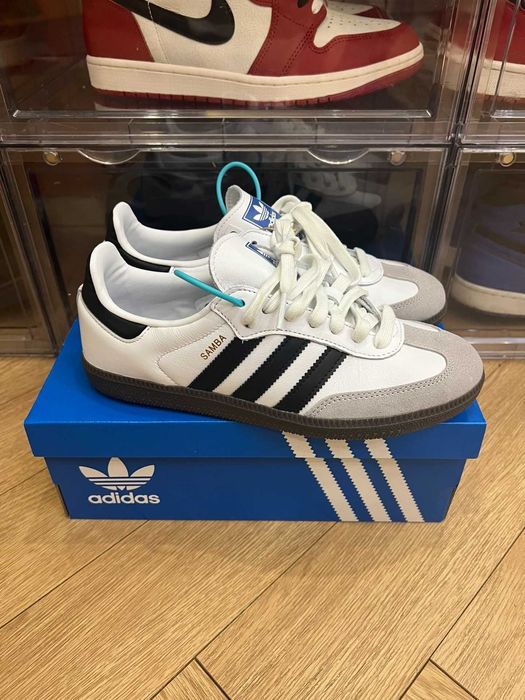 "Buty sportowe " adidas_Samba_OG_White Rozmiar.38.5