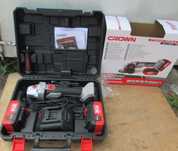 Безщіткова аккумуляторна болгарка Crown CT23026-125XS-4 BMC Швейцарія