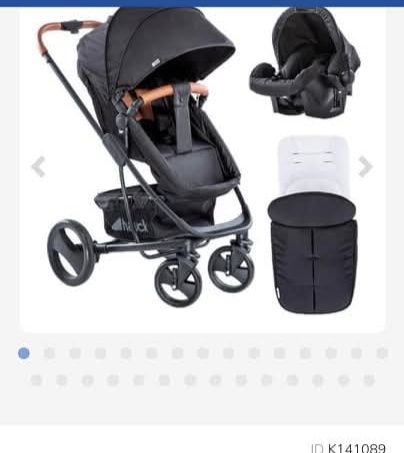 Carrinho de bebe trio